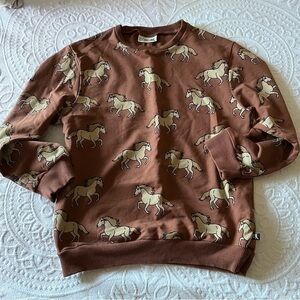 CARLIJNQ horse equestrian novelty‎ crewneck sweatshirt